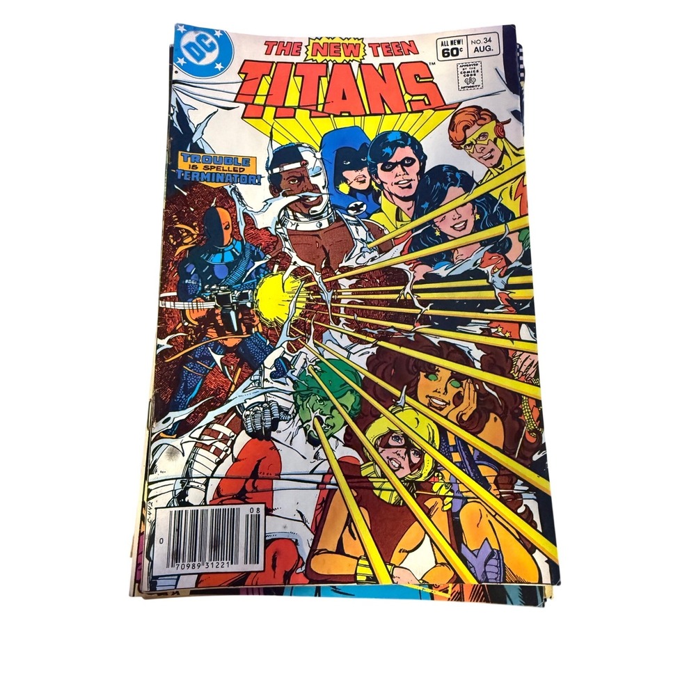 The New Teen Titans Comic Book Issue‎ 34 DC Comics August 1985